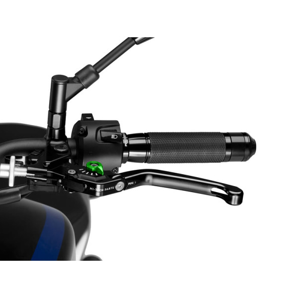 Puig Folding V3 Clutch (Black Lever With Blue Selector) Green